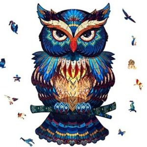 Wood Animal Puzzle - Owl